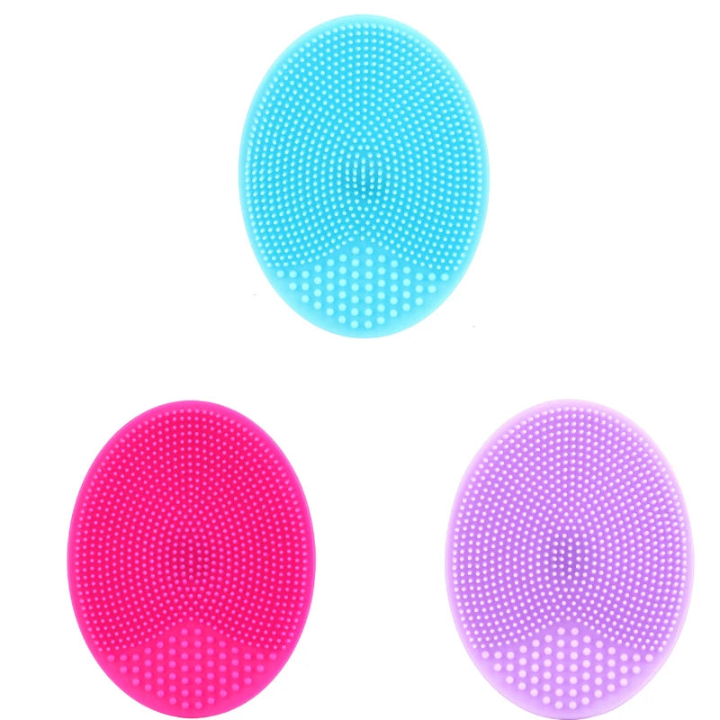 Silicone Face Cleansing Brush Facial Deep Pore Skin Care Scrub Cleanser