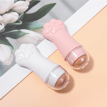 Cat Paw Face Oil Absorbing Roller  Volcanic Stone Blemish Remover